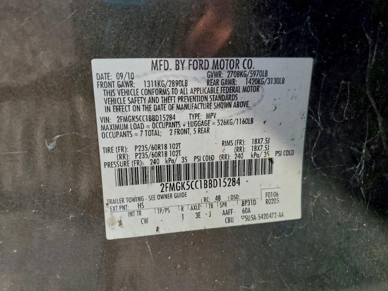 2011 FORD FLEX SEL #3303838521