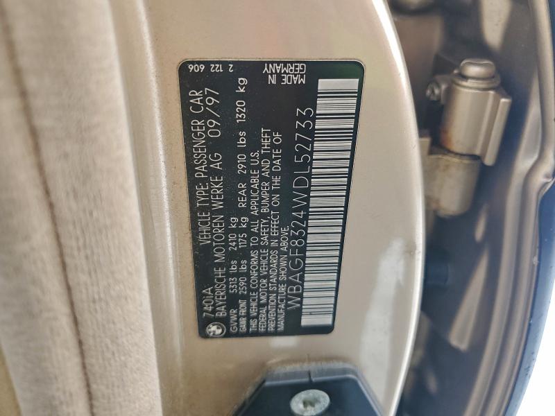 1998 BMW 740 I AUTO #3302675063