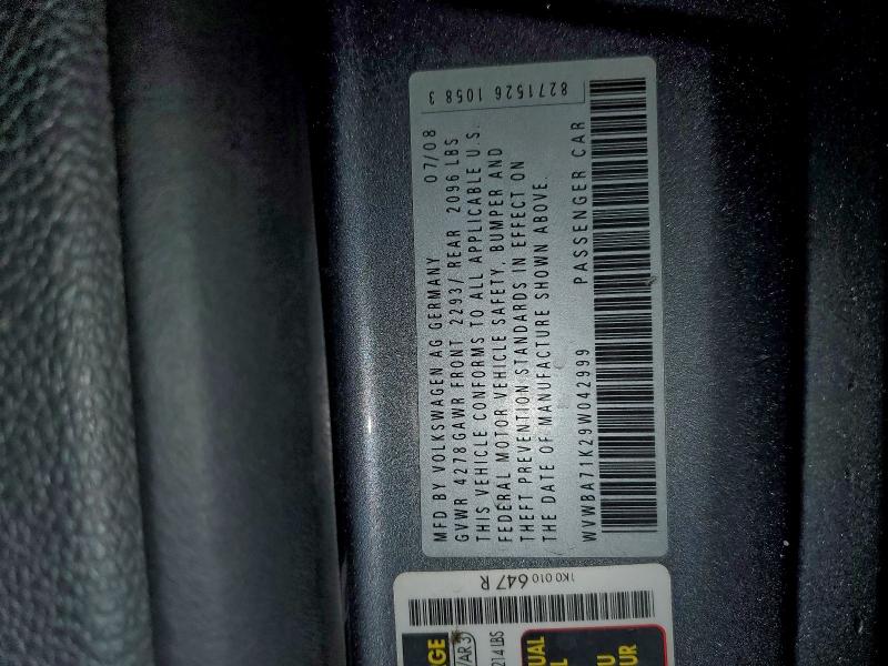 2009 VOLKSWAGEN RABBIT #3302889901