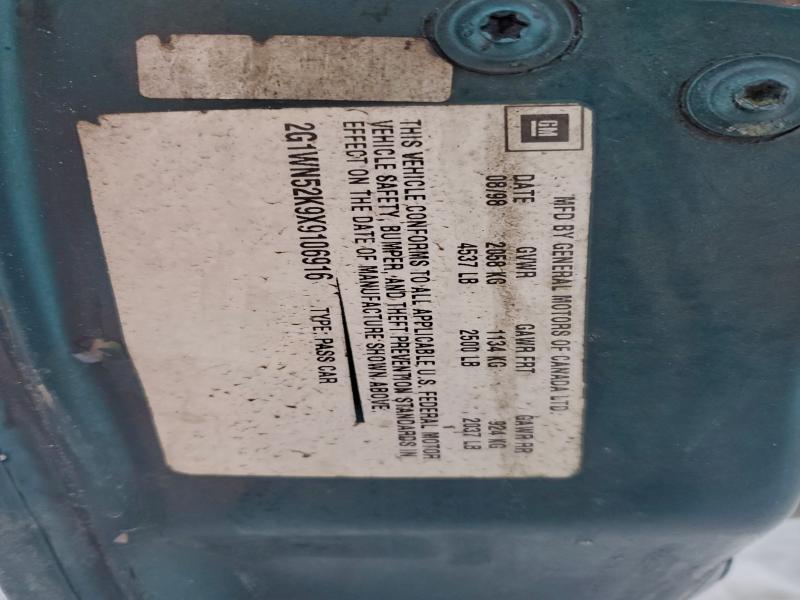 1999 CHEVROLET LUMINA LTZ #3316809415