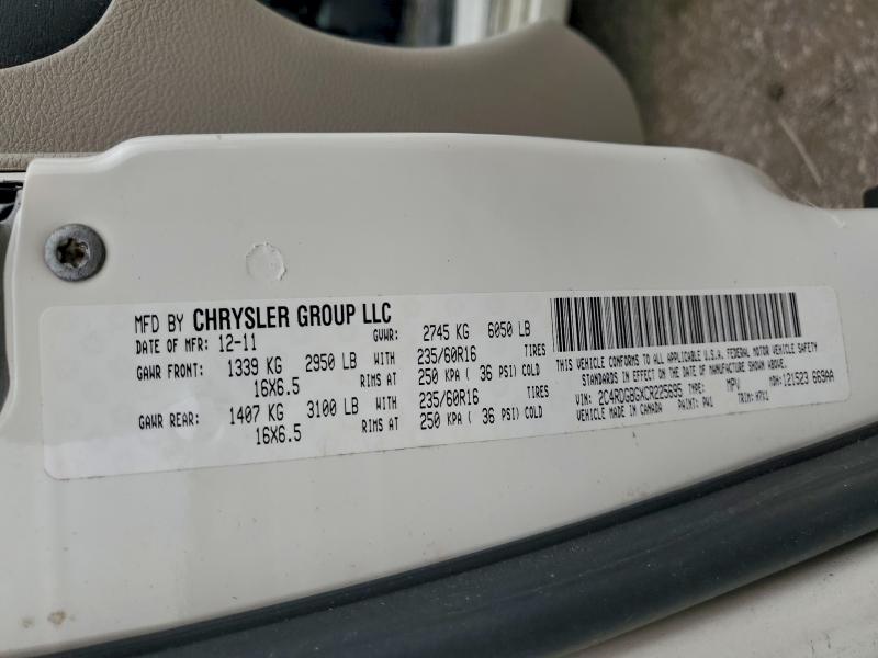 2012 DODGE GRAND CARA #3305486062