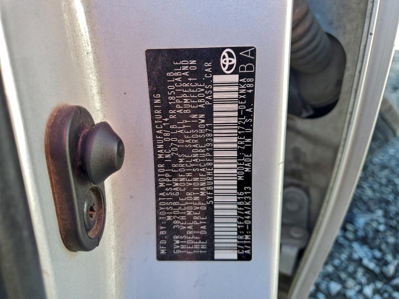 2015 TOYOTA COROLLA L #3317870903