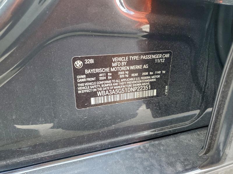 2013 BMW 328 I #3308465301