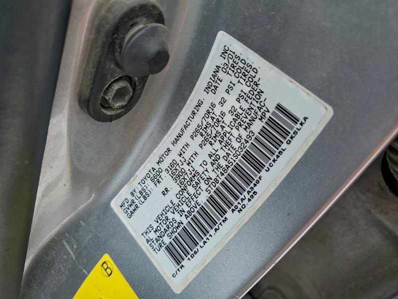 2001 TOYOTA SEQUOIA LI #3304547470