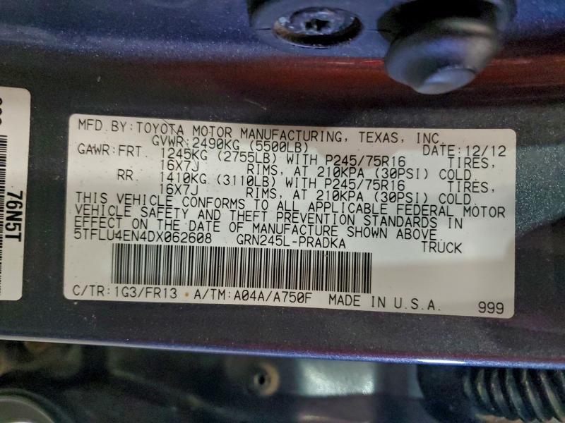 2013 TOYOTA TACOMA DOU #3311583811