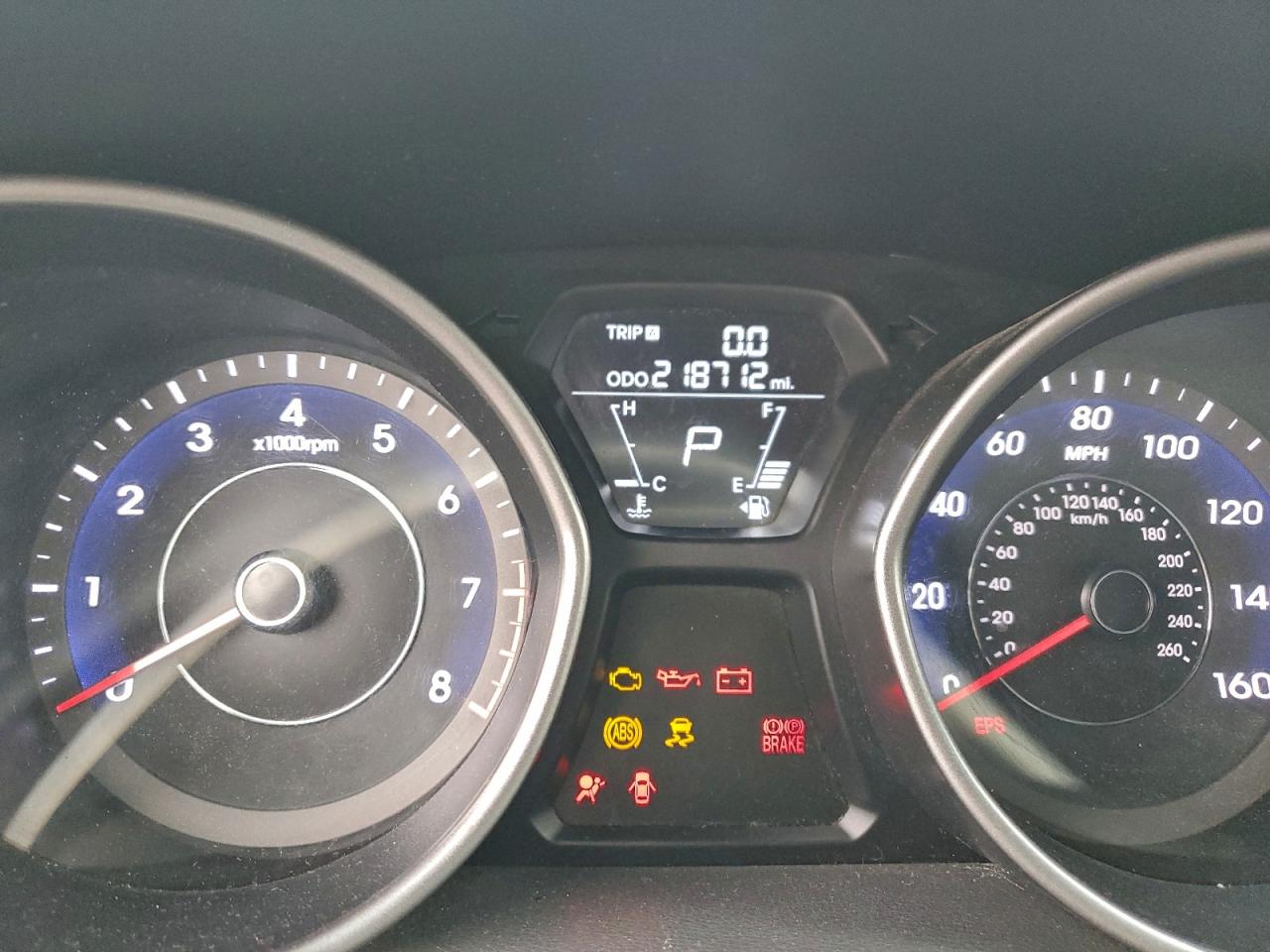 Lot #3315930093 2013 HYUNDAI ELANTRA GL