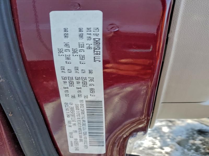 2008 CHRYSLER TOWN & COU #3317170152