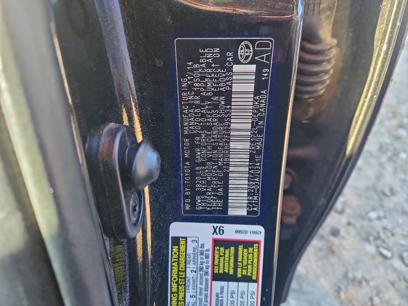 2015 TOYOTA COROLLA L #3312356773