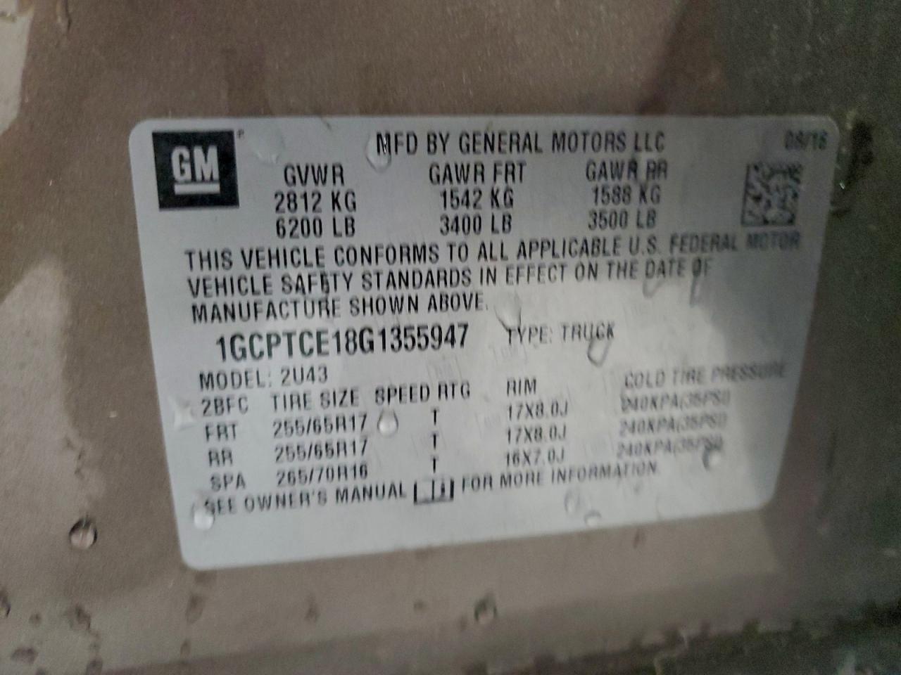 CHEVROLET COLORADO LT