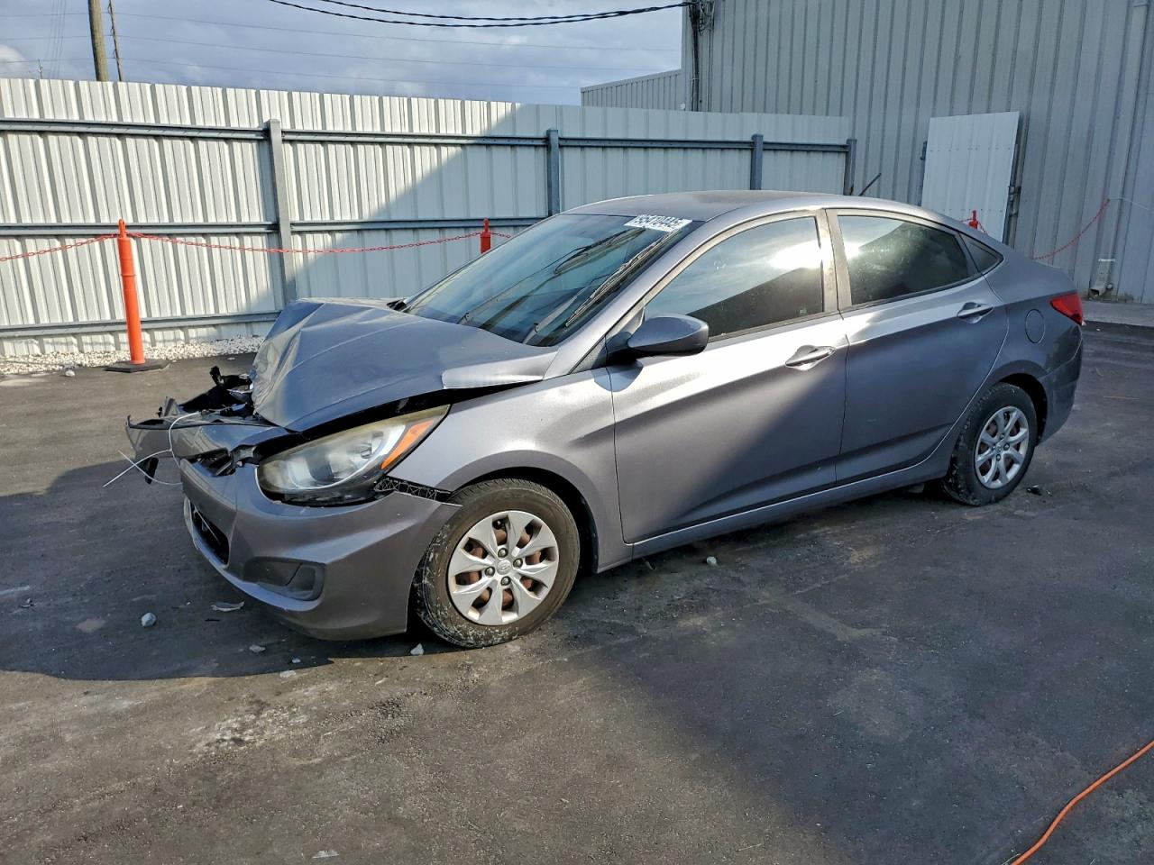 Lot #3311719227 2014 HYUNDAI ACCENT GLS