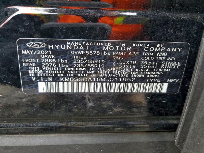 2021 HYUNDAI SANTA FE S #3303758451