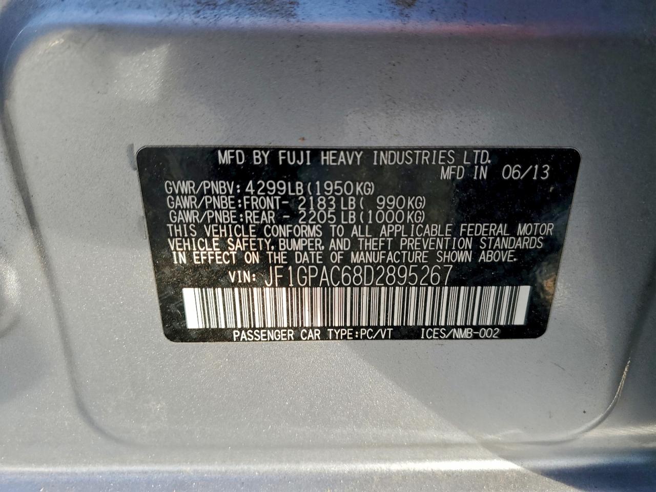 SUBARU IMPREZA PREMIUM