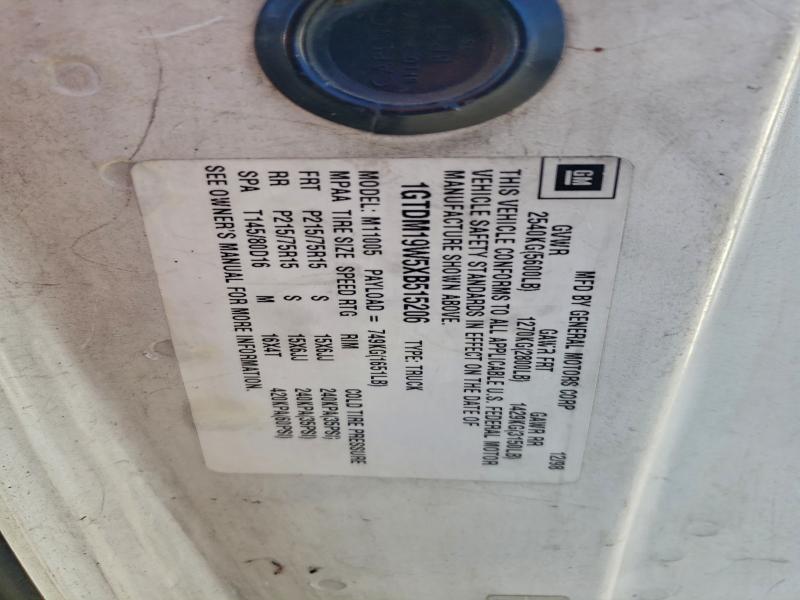 1999 GMC SAFARI XT #3311635253