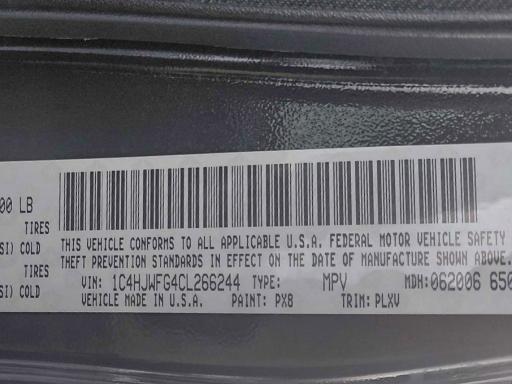 2012 JEEP WRANGLER U #3305303314