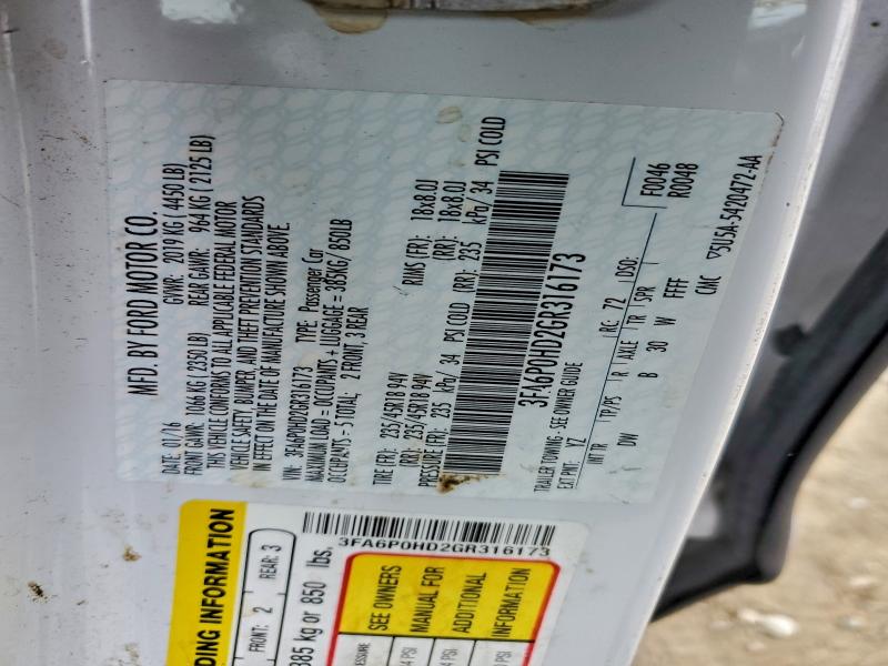 2016 FORD FUSION SE #3308466302