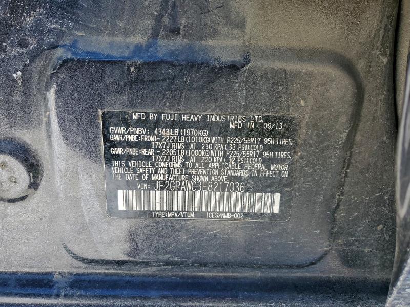 2014 SUBARU XV CROSSTR #3305302387