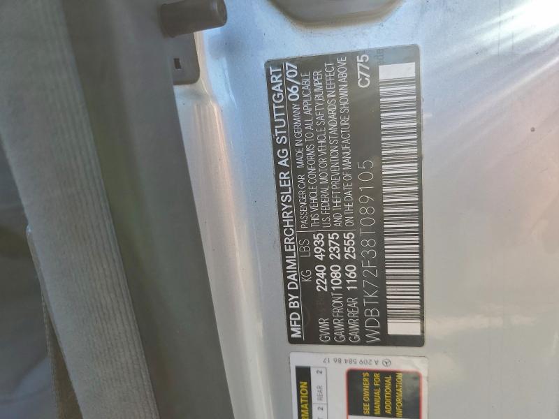 2008 MERCEDES-BENZ CLK 550 #3304704908