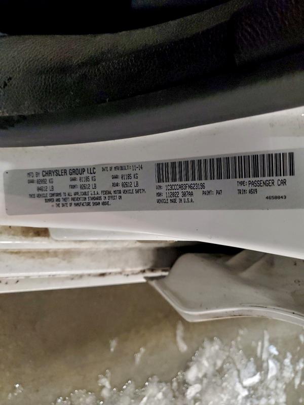 2015 CHRYSLER 200 LIMITE #3302666027