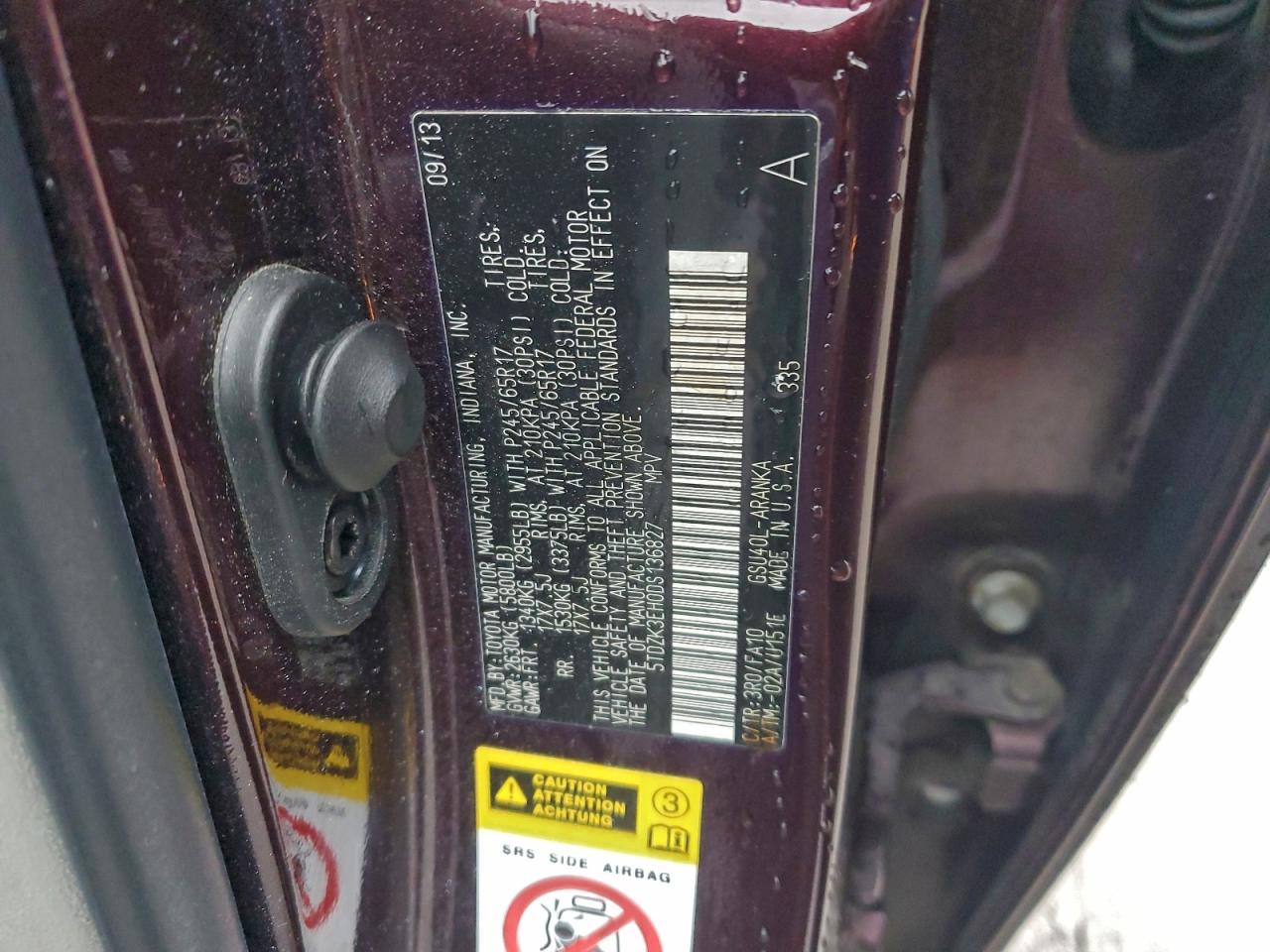 TOYOTA HIGHLANDER BASE