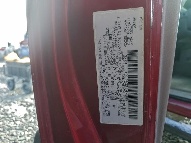 2002 TOYOTA TUNDRA ACC #3304539447