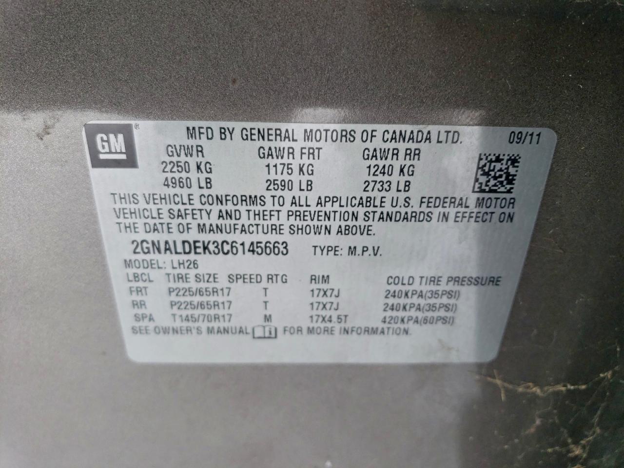 CHEVROLET EQUINOX LT