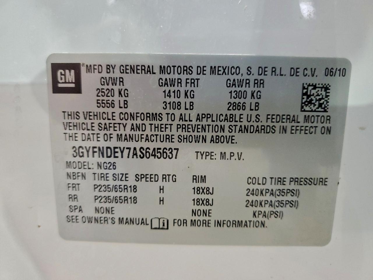 CADILLAC SRX LUXURY COLLECTION