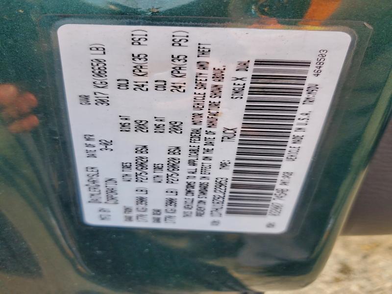 2002 DODGE RAM 1500 #3304670963