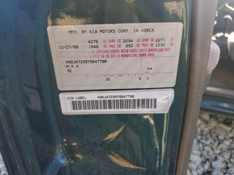 2000 KIA SPORTAGE #3302929684