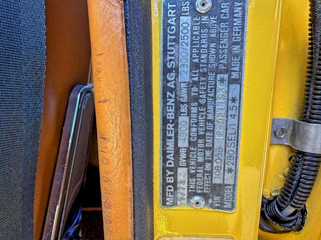 1973 MERCEDES-BENZ 280SEL 4.5 #3305289311