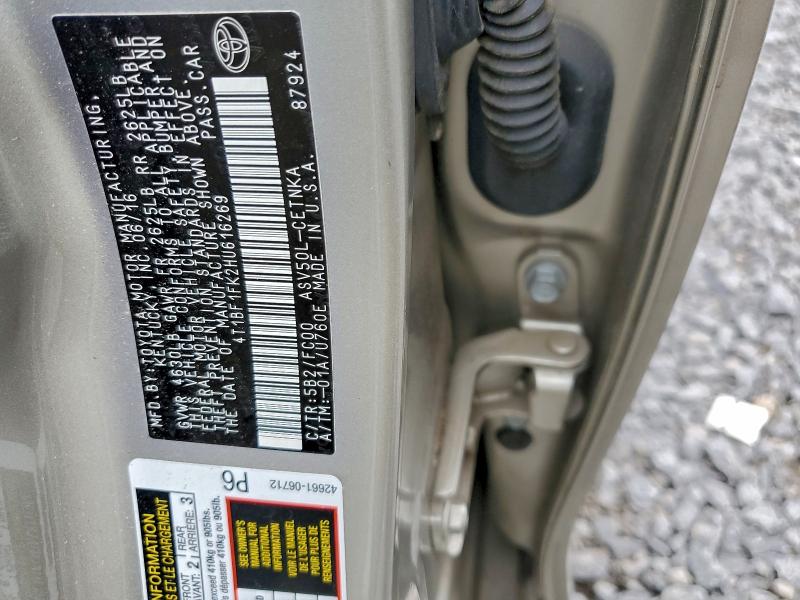 2017 TOYOTA CAMRY LE #3311703232