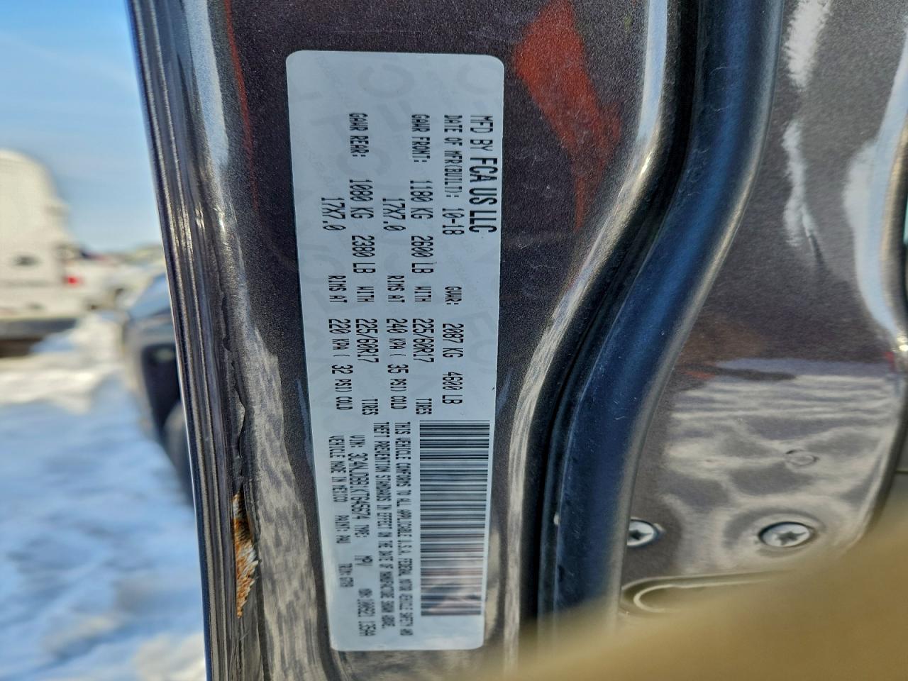 Lot #3311594780 2019 JEEP COMPASS LA