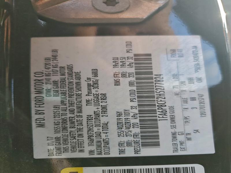 2017 FORD MUSTANG GT #3304503452