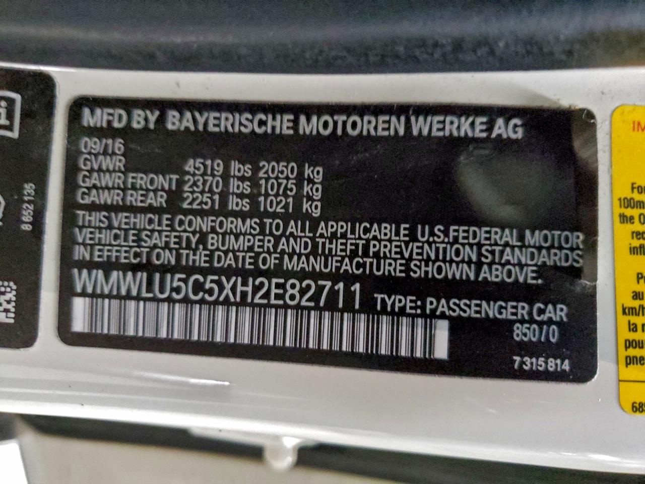 Lot #3317083992 2017 MINI COOPER S C