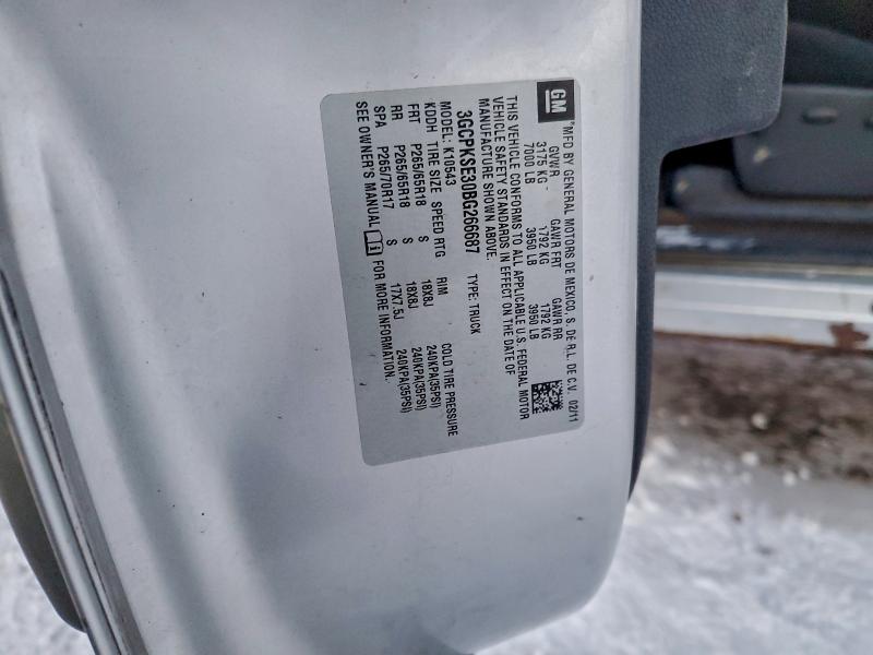 2011 CHEVROLET SILVERADO #3302691033