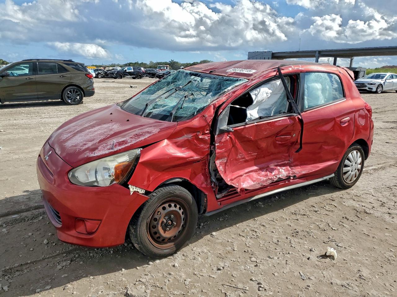 Lot #3315925123 2014 MITSUBISHI MIRAGE DE