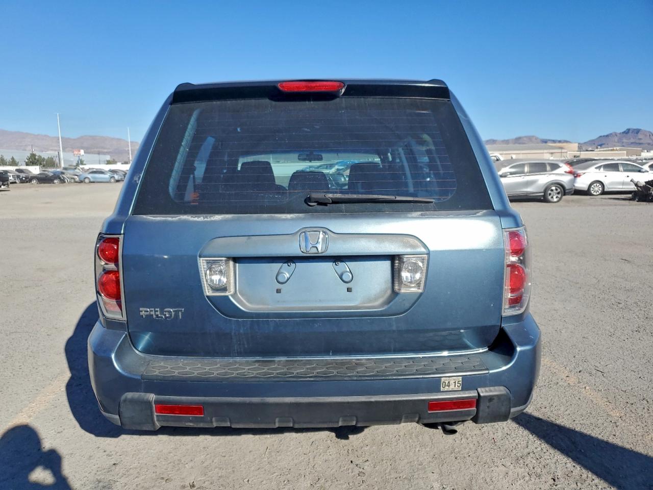 Lot #3312779104 2007 HONDA PILOT LX