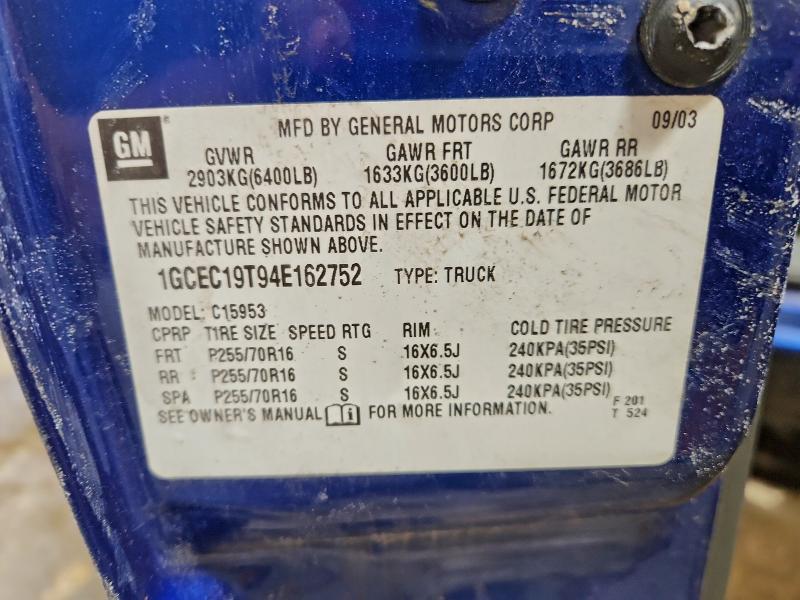 2004 CHEVROLET SILVERADO #3302804928