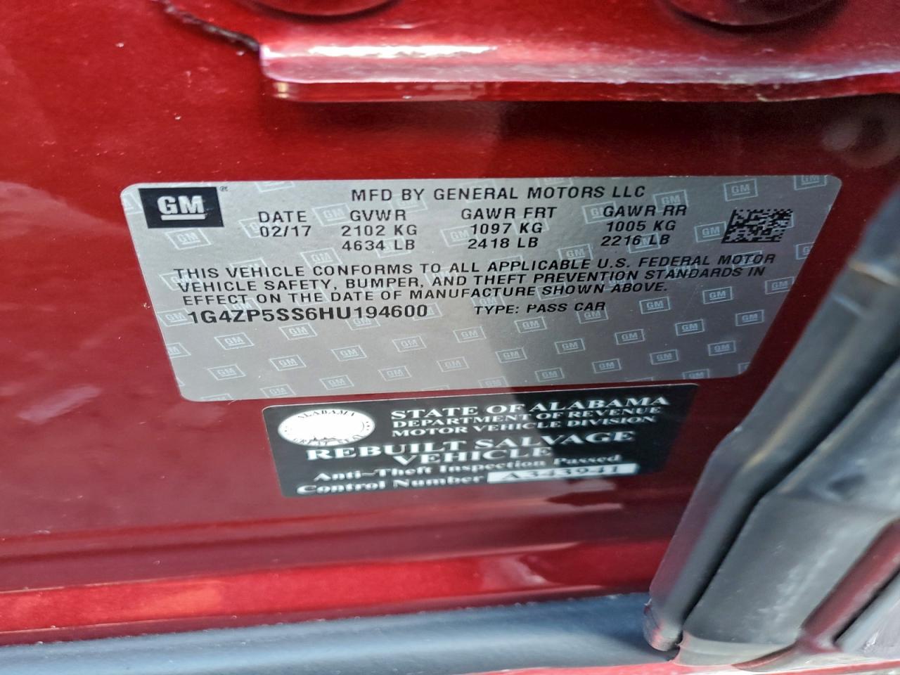 BUICK LACROSSE ESSENCE