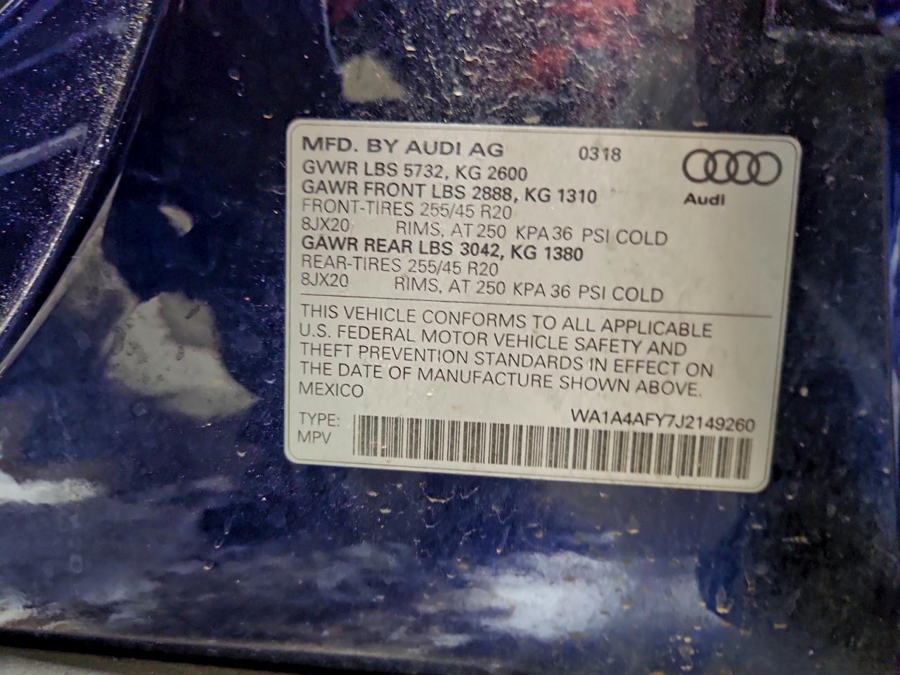 AUDI SQ5 PREMIUM PLUS