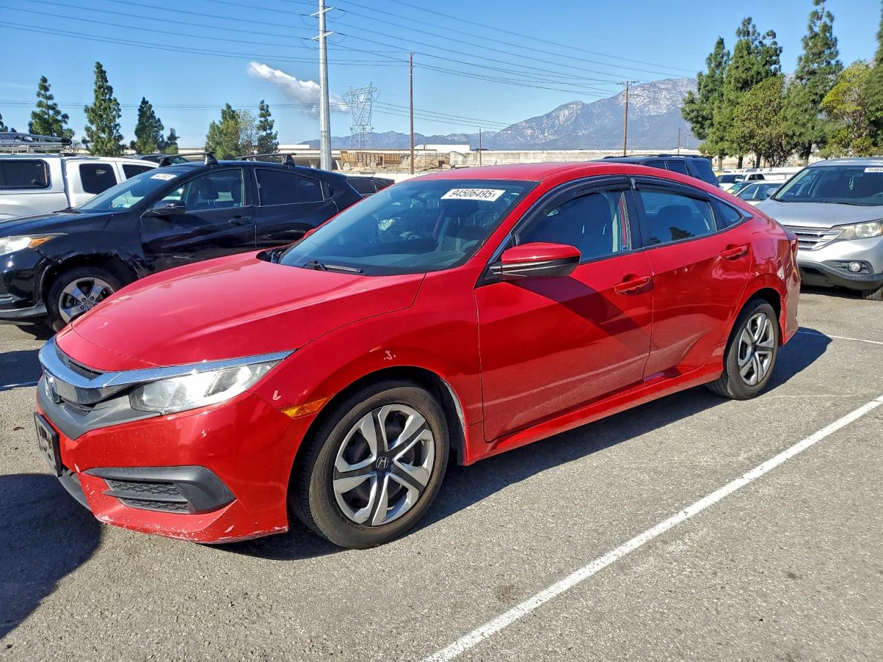 Lot #3304099512 2016 HONDA CIVIC LX