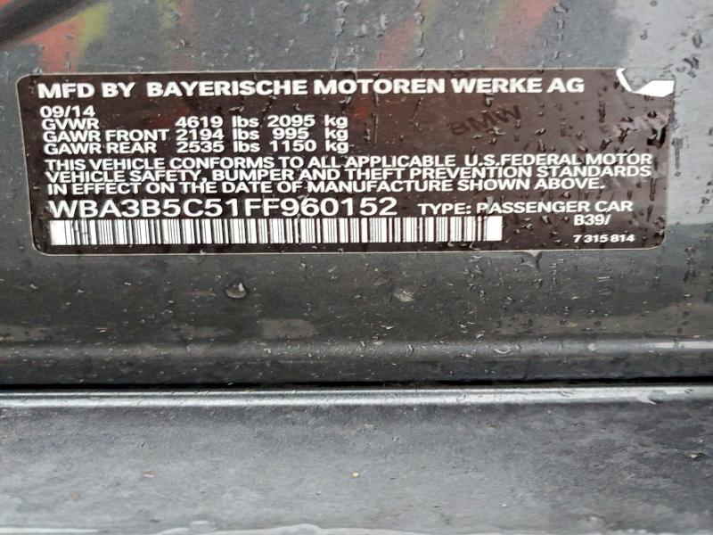 2015 BMW 328 XI SUL #3319237723