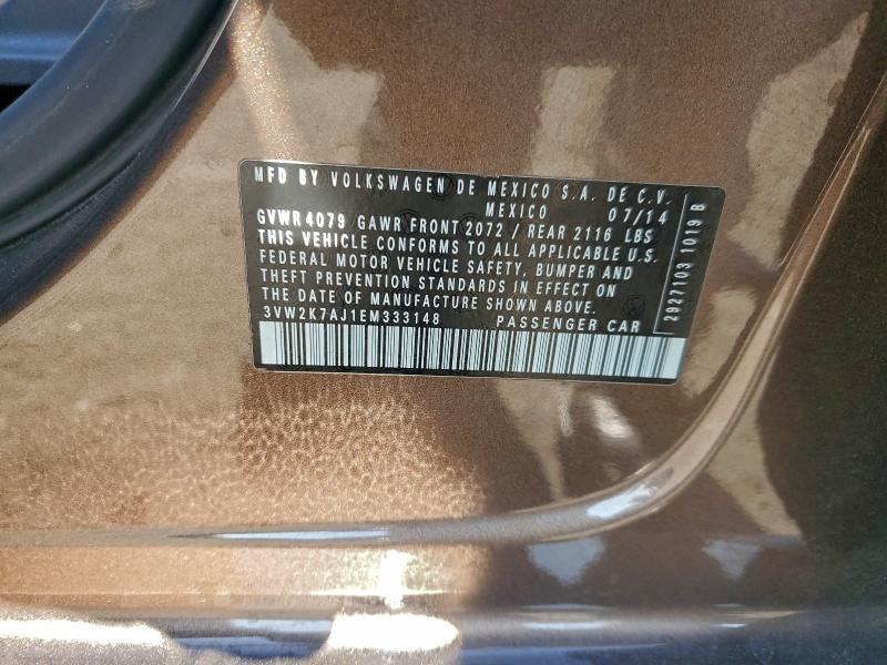 2014 VOLKSWAGEN JETTA BASE #3309517568