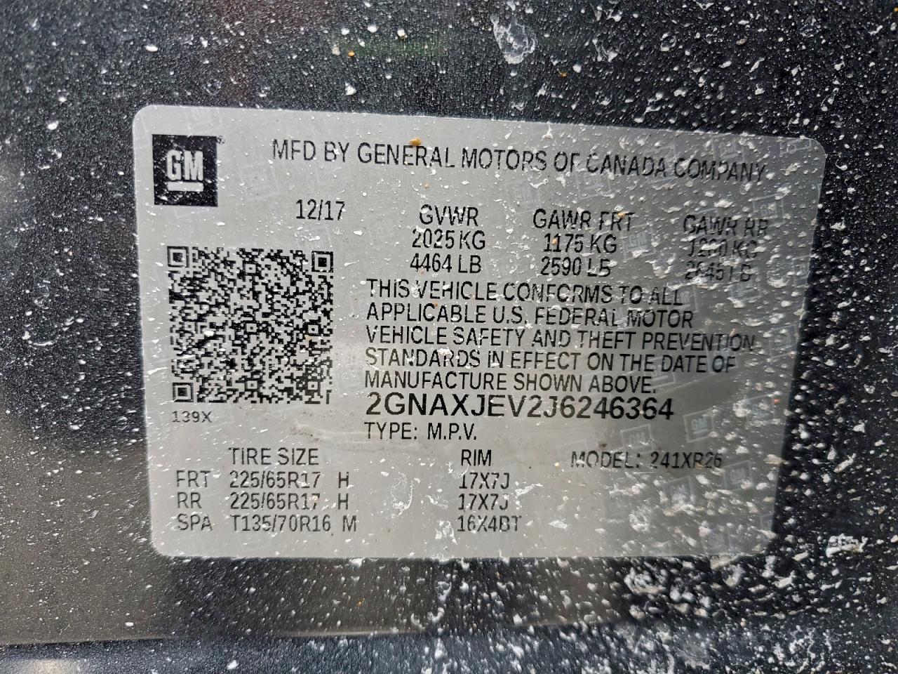 CHEVROLET EQUINOX LT