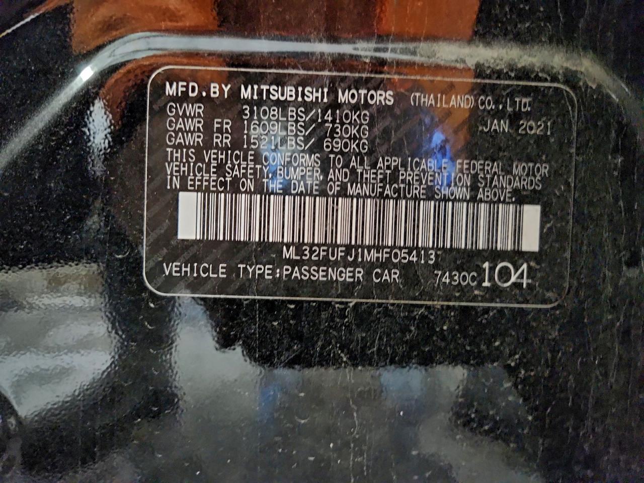 MITSUBISHI MIRAGE G4 ES