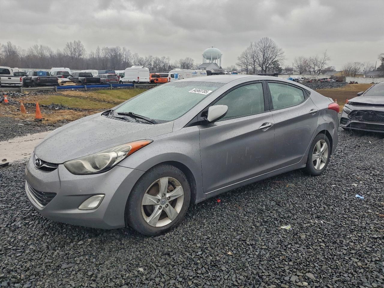 Lot #3308269196 2012 HYUNDAI ELANTRA GL