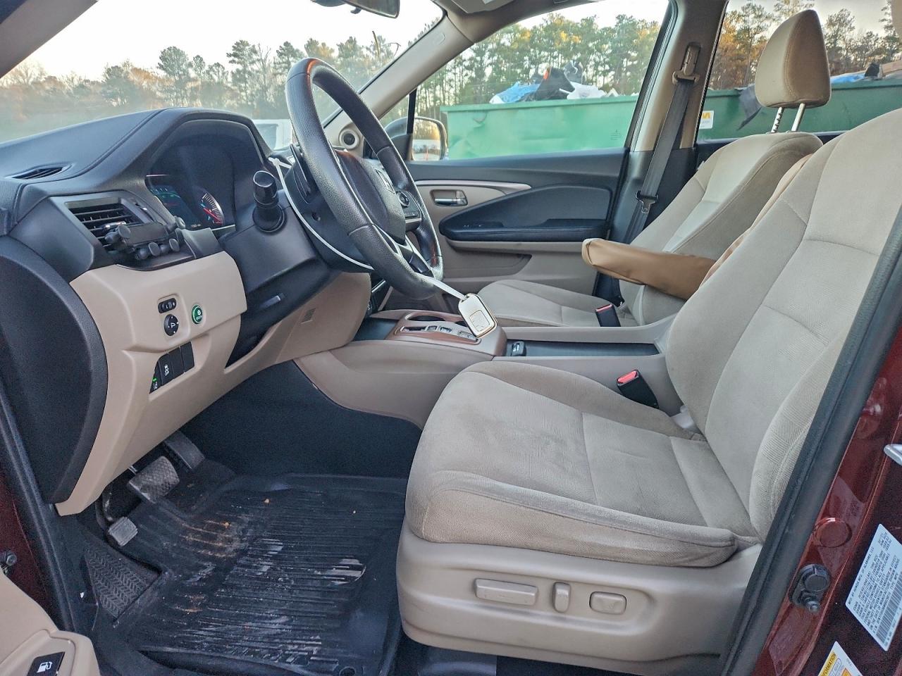 Lot #3316802455 2021 HONDA PILOT EX