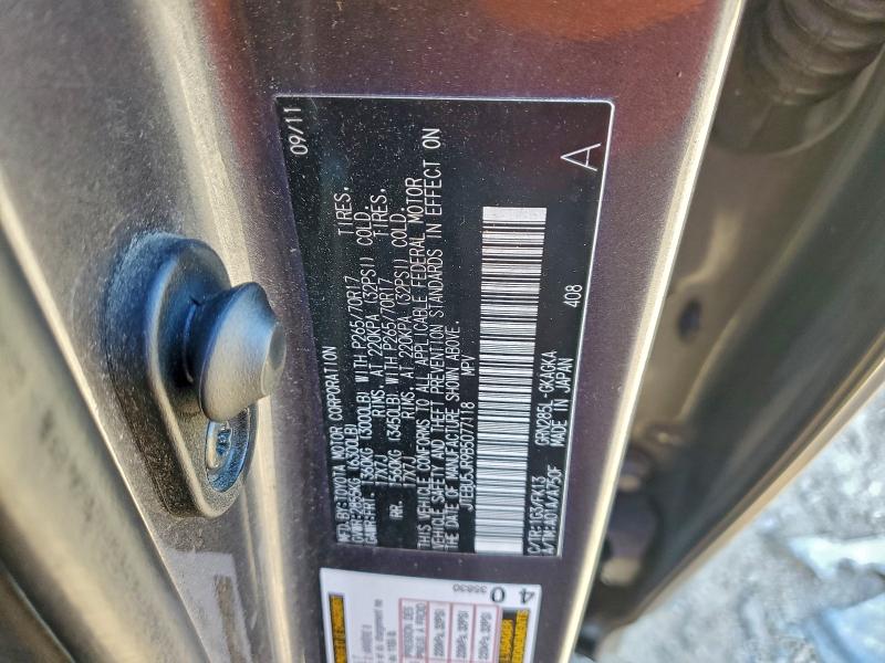 2011 TOYOTA 4RUNNER SR #3302841947