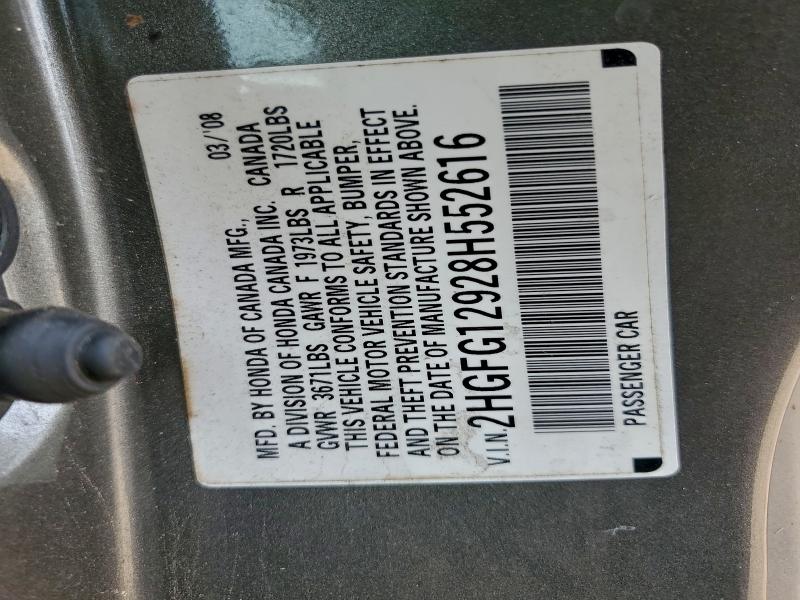 2008 HONDA CIVIC EXL #3316756405