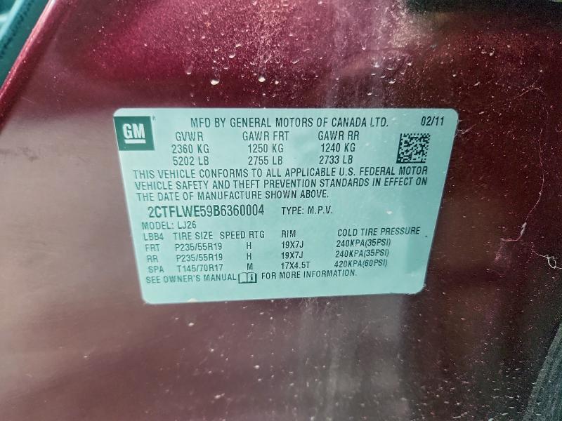 2011 GMC TERRAIN SL #3316707426