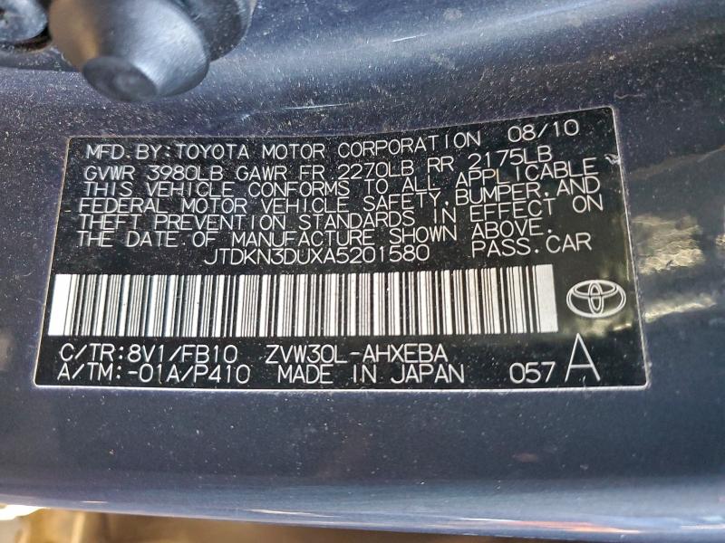 2010 TOYOTA PRIUS #3303723467